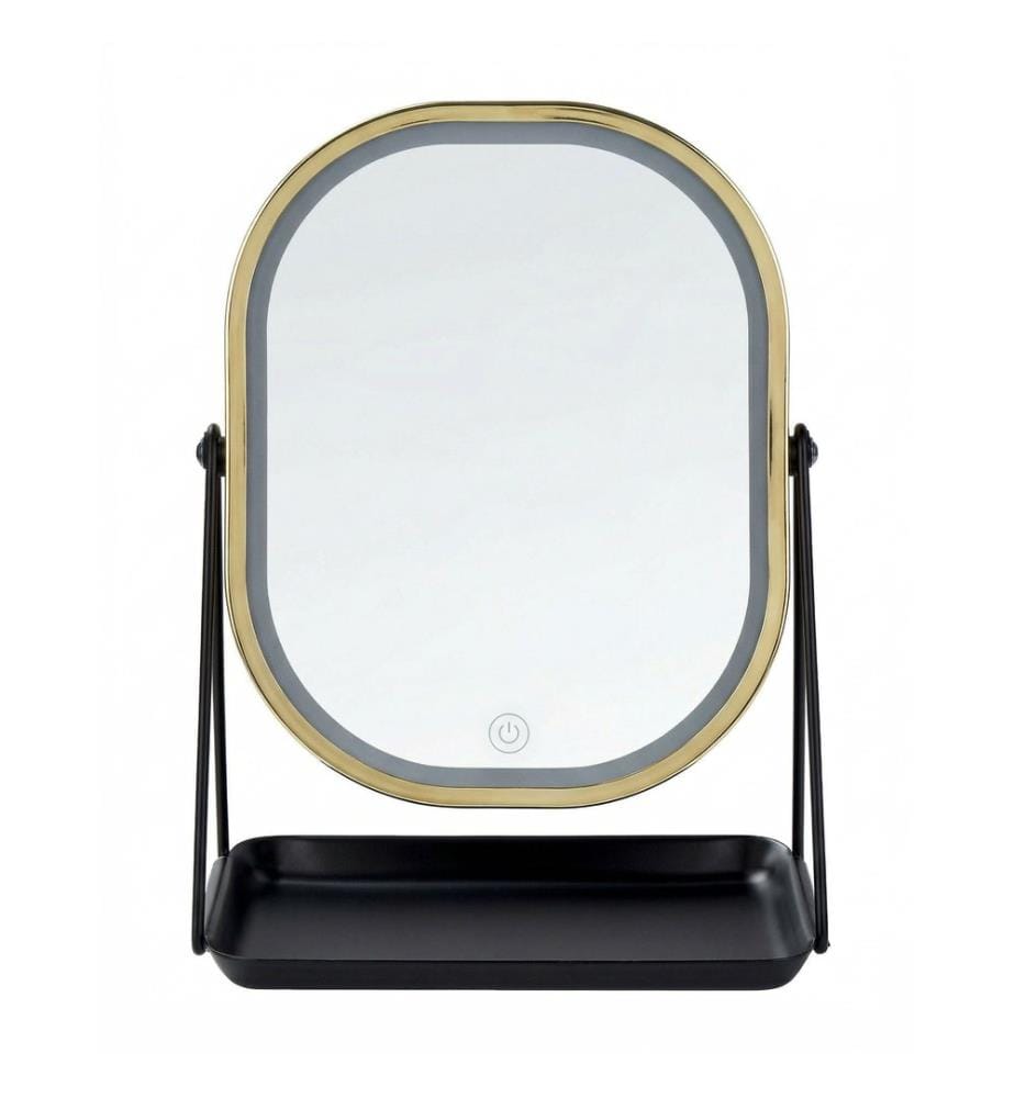 Miroir de table LED DORDOGNE Doré
