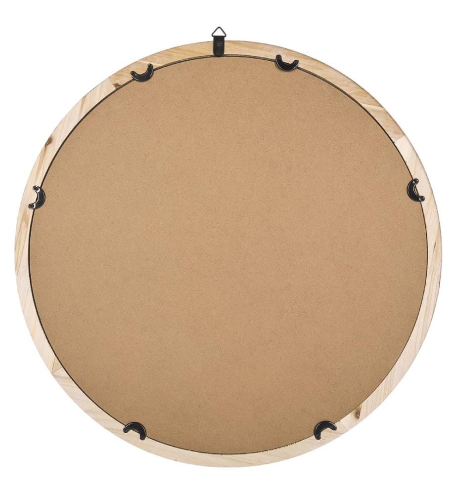 Specchio MONCLOVA 60 cm 60 cm Legno di abete Marrone chiaro