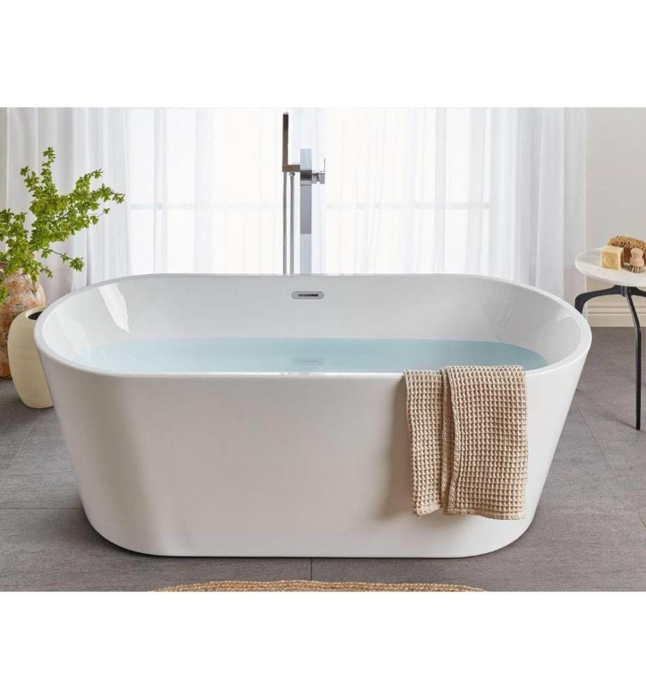 Vasca da bagno freestanding HAVANA 170 x 73 cm Bianco