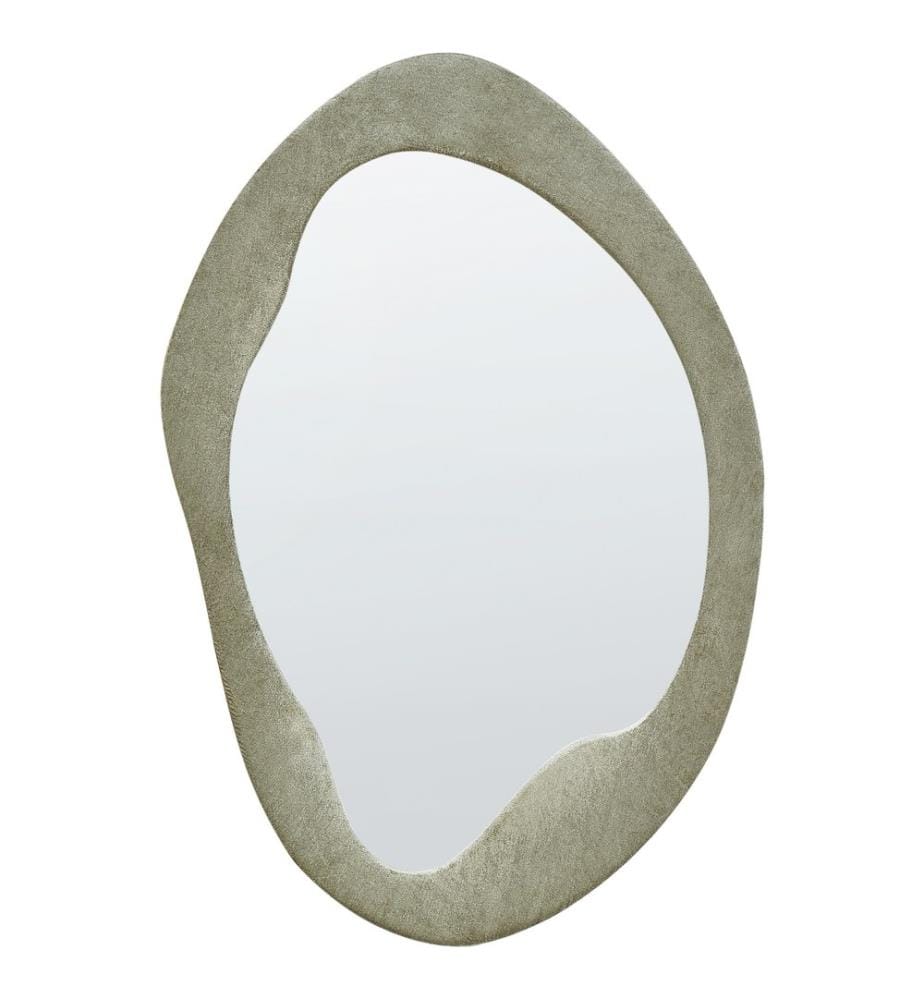 Miroir LENAX 59 cm 90 cm Velours Vert olive