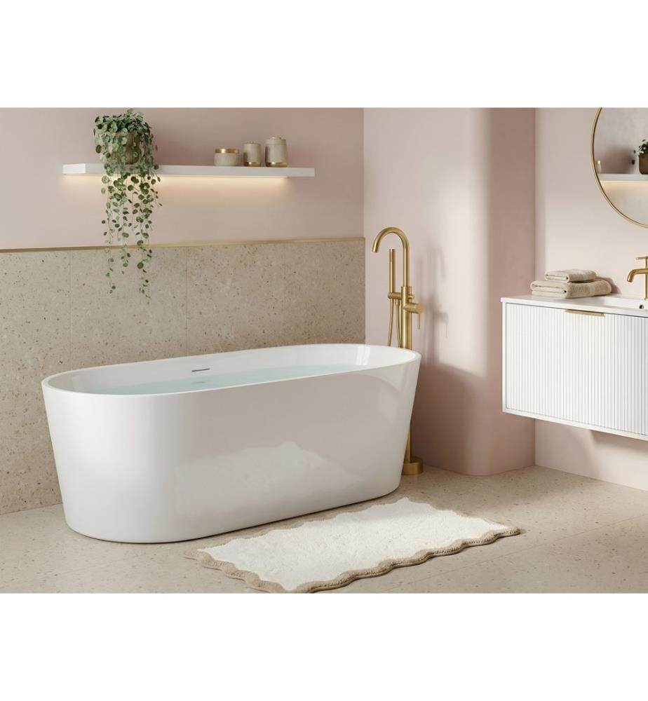 Baignoire îlot RESTINGA 167 x 81 cm Blanc