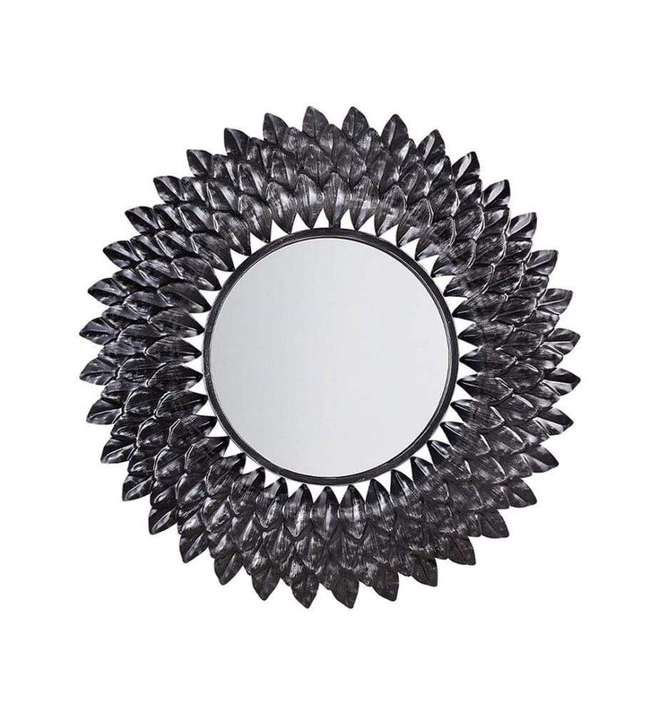 Wandspiegel LARRAU 70 cm 70 cm Metall Silber