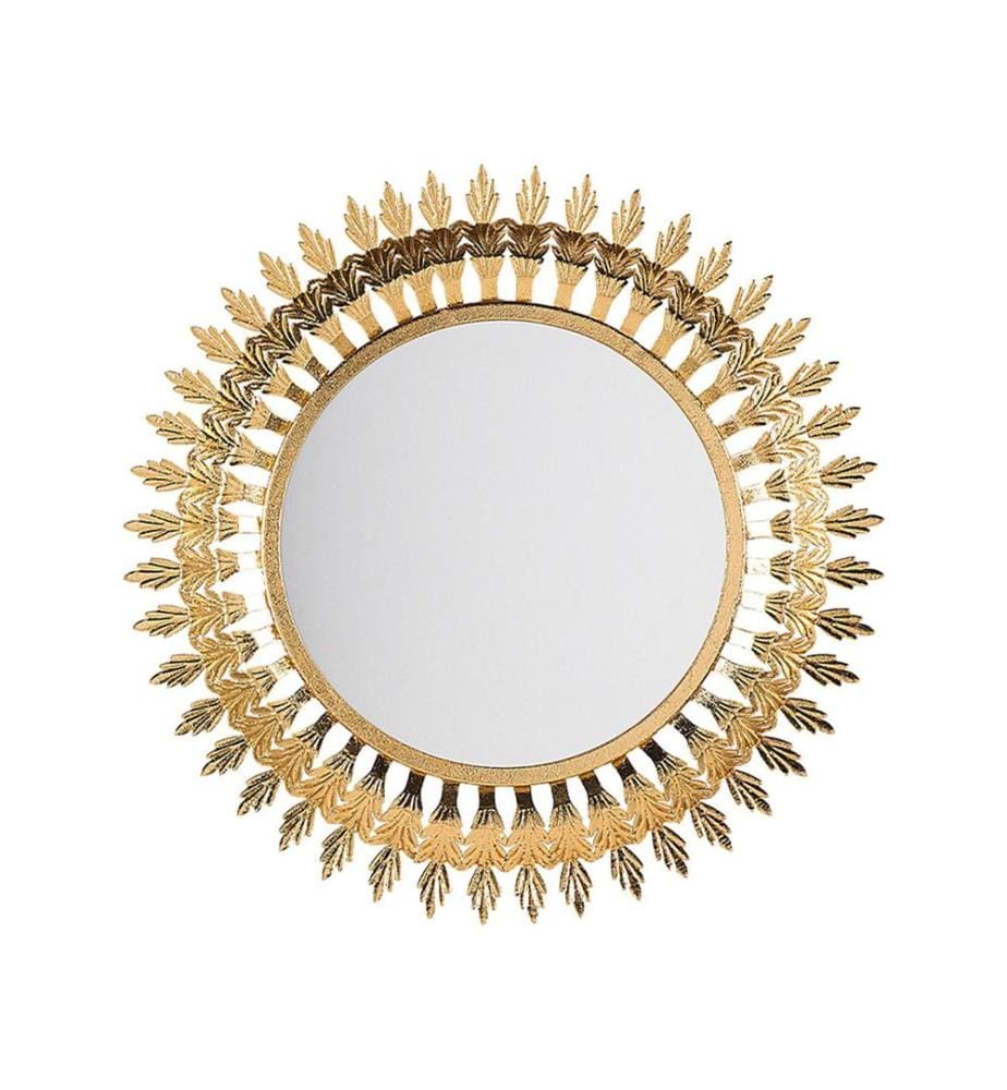 Wandspiegel VOREY 60 cm 60 cm Metall Gold