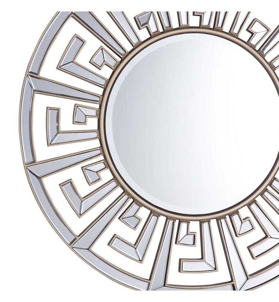Miroir FLERS 70 cm 70 cm Métal Doré