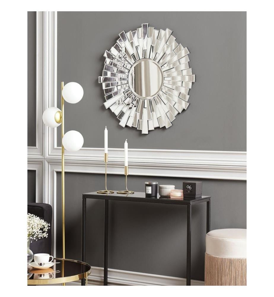 Wall Mirror VIRE 70 cm 70 cm Silver