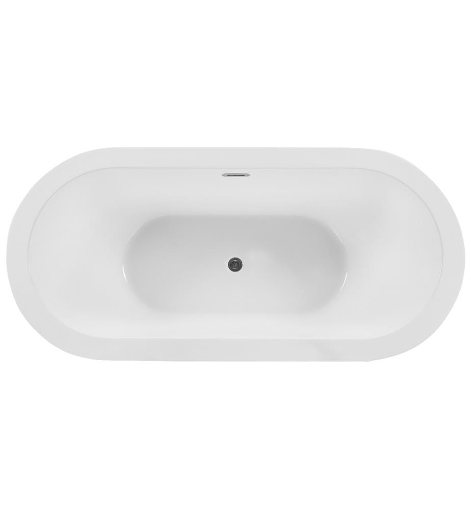 Vasca da bagno freestanding EMPRESA 170 x 80 cm Nero