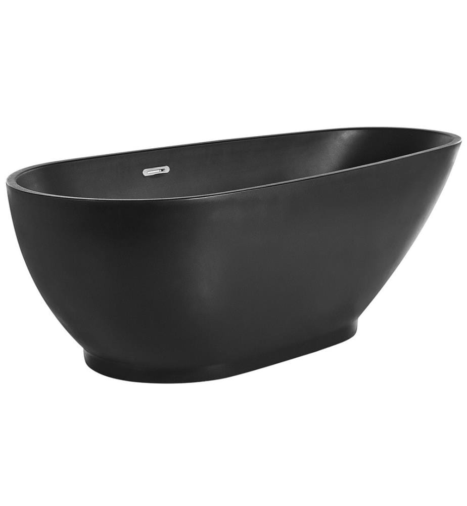 Vasca da bagno freestanding GUIANA 173 x 82 cm Nero