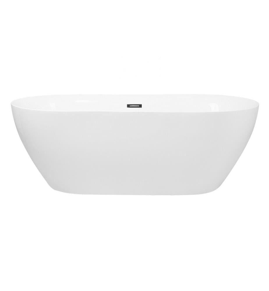 Vasca da bagno freestanding CARRERA 150 x 75 cm Bianco