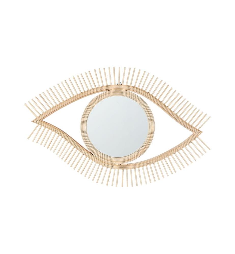 Miroir SOYOPA 79 cm 48 cm Bambou Naturel