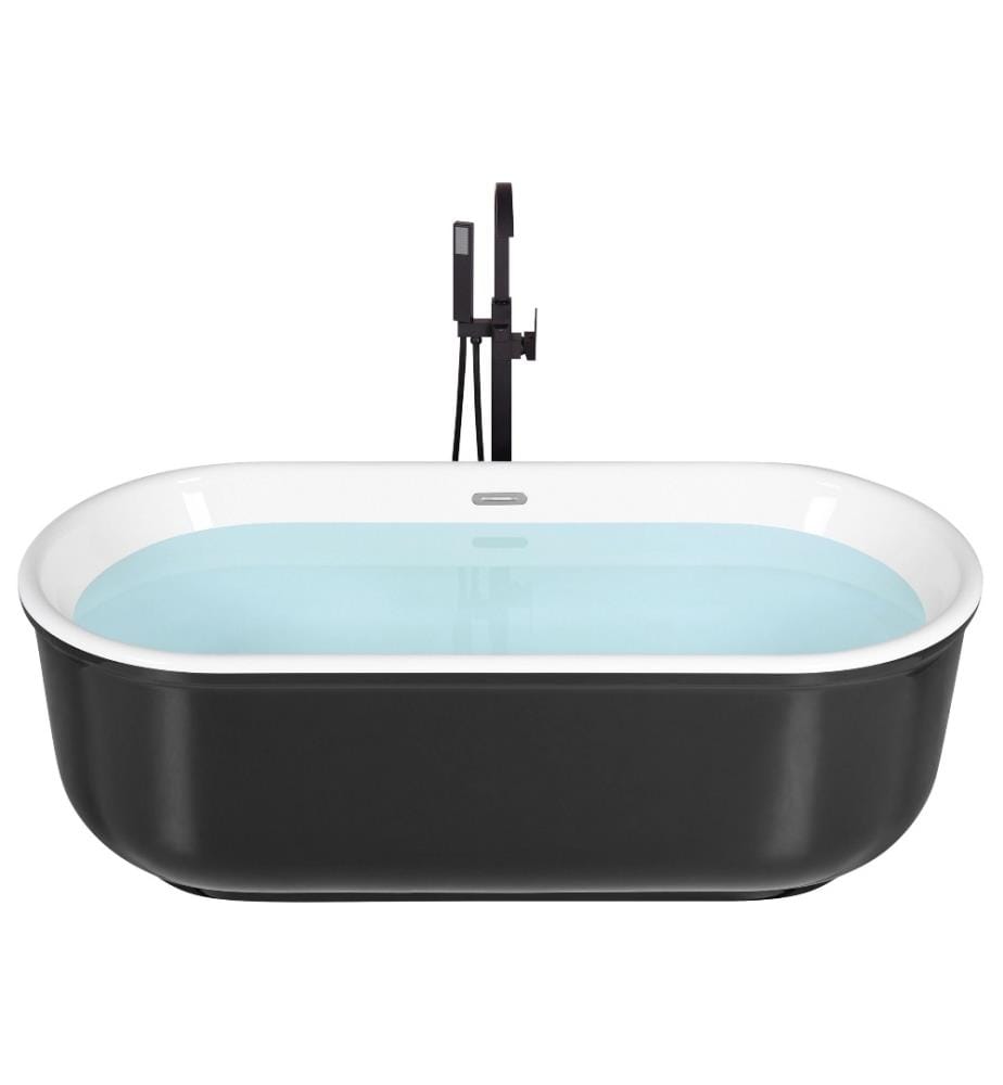 Vasca da bagno freestanding PINEL 170 x 80 cm Nero