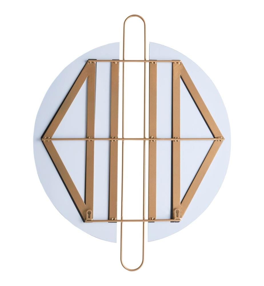 Miroir ATTIN 52 cm 65 cm Doré