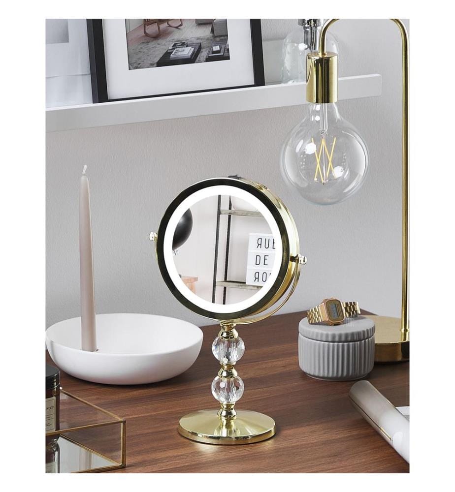 Miroir de table LED CLAIRA Doré
