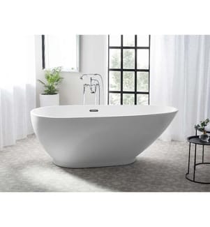 Baignoire îlot GUIANA 173 x 82 cm Blanc