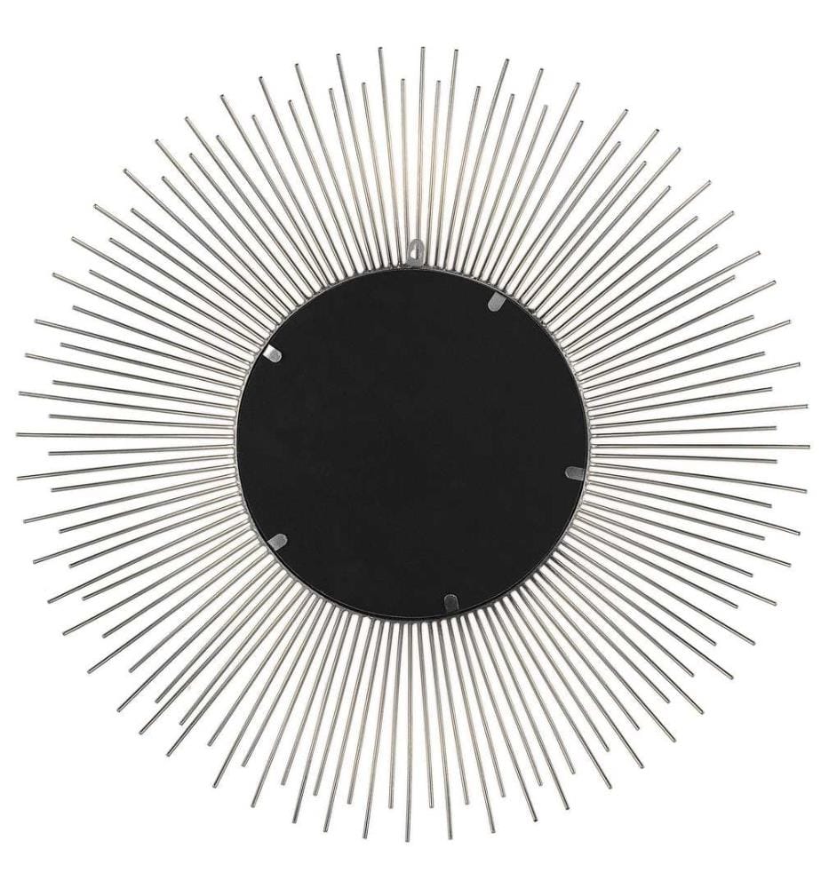 Miroir CILLY 80 cm 80 cm Métal Argenté
