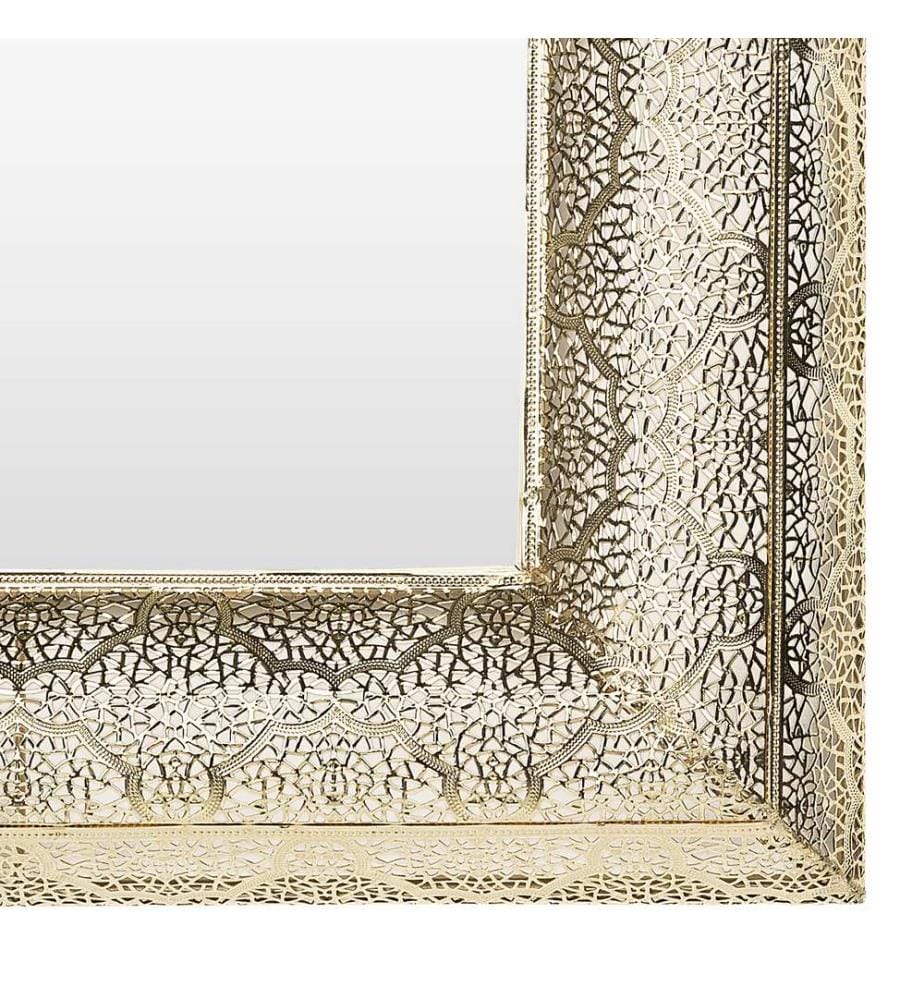 Miroir PLERIN 60 cm 60 cm Métal Doré