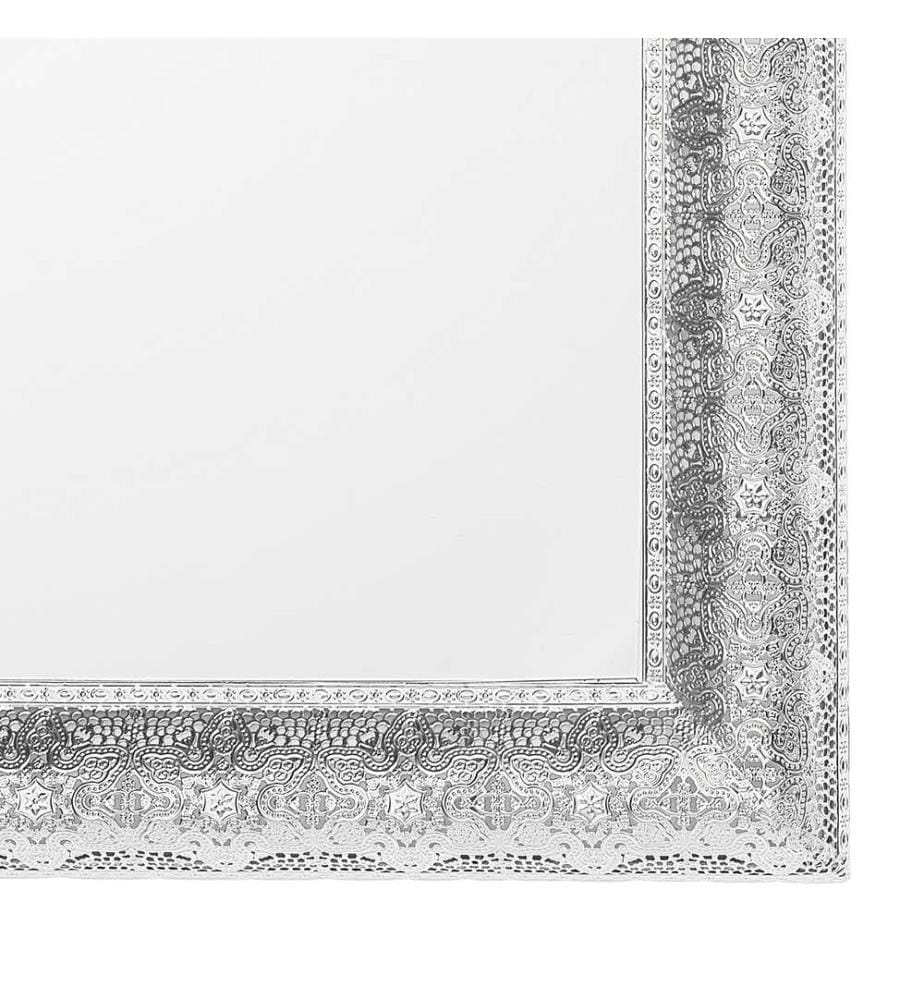Wandspiegel CAVAN 65 cm 65 cm Metall Silber