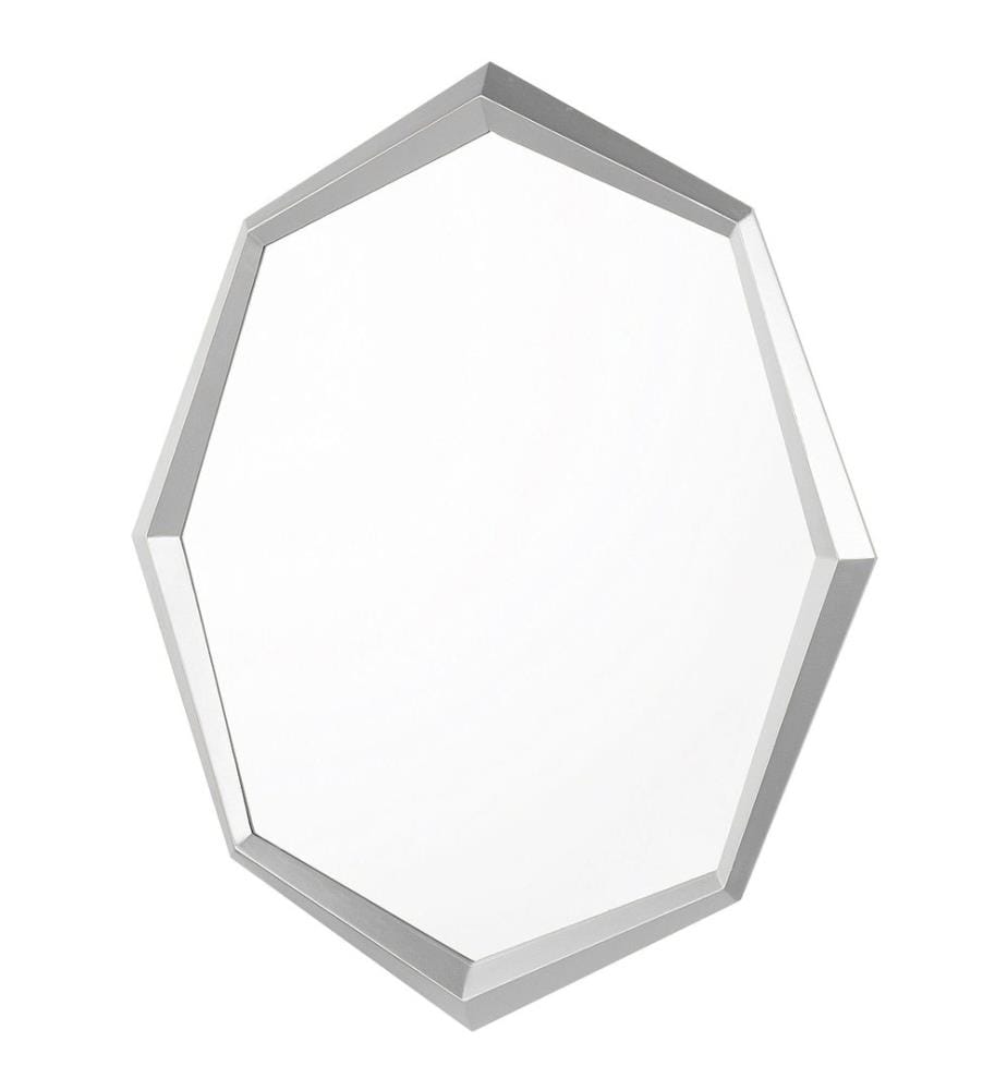 Wall Mirror OENO 66 cm 91 cm Silver