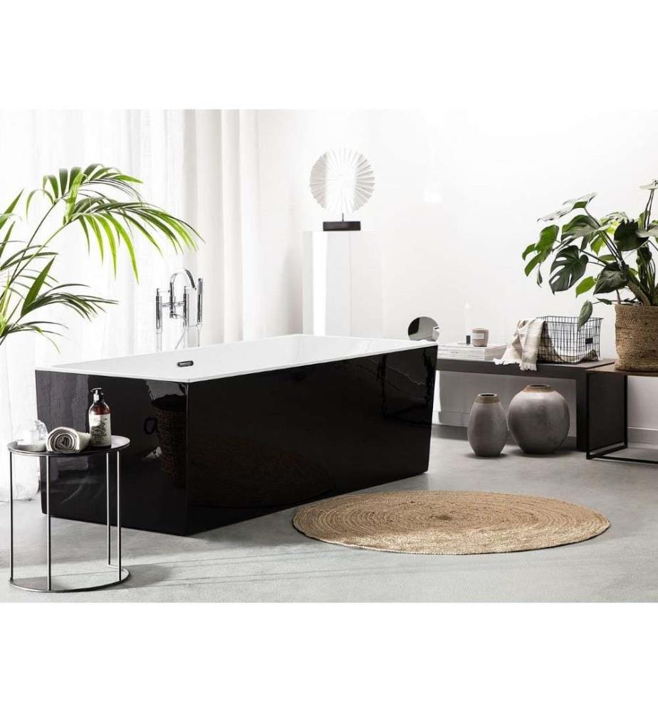 Vasca da bagno freestanding RIOS 170 x 80 cm Nero