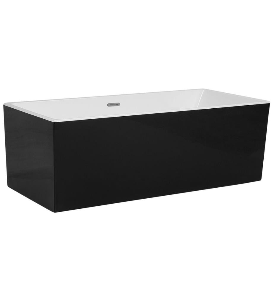 Vasca da bagno freestanding RIOS 170 x 80 cm Nero