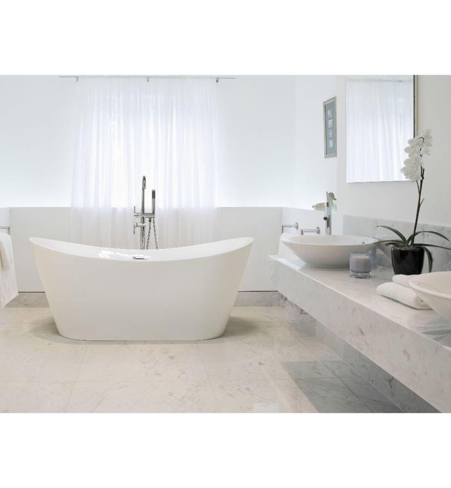 Vasca da bagno freestanding ANTIGUA 180 x 78 cm Bianco