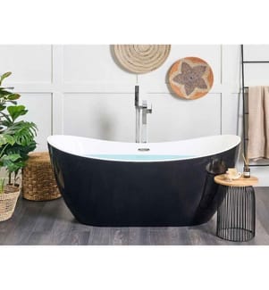 Baignoire îlot ANTIGUA 170 x 77 cm Noir