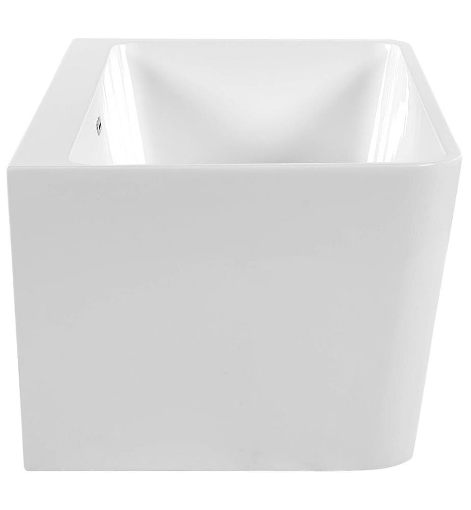 Vasca da bagno HASSEL 170 x 80 cm Bianco