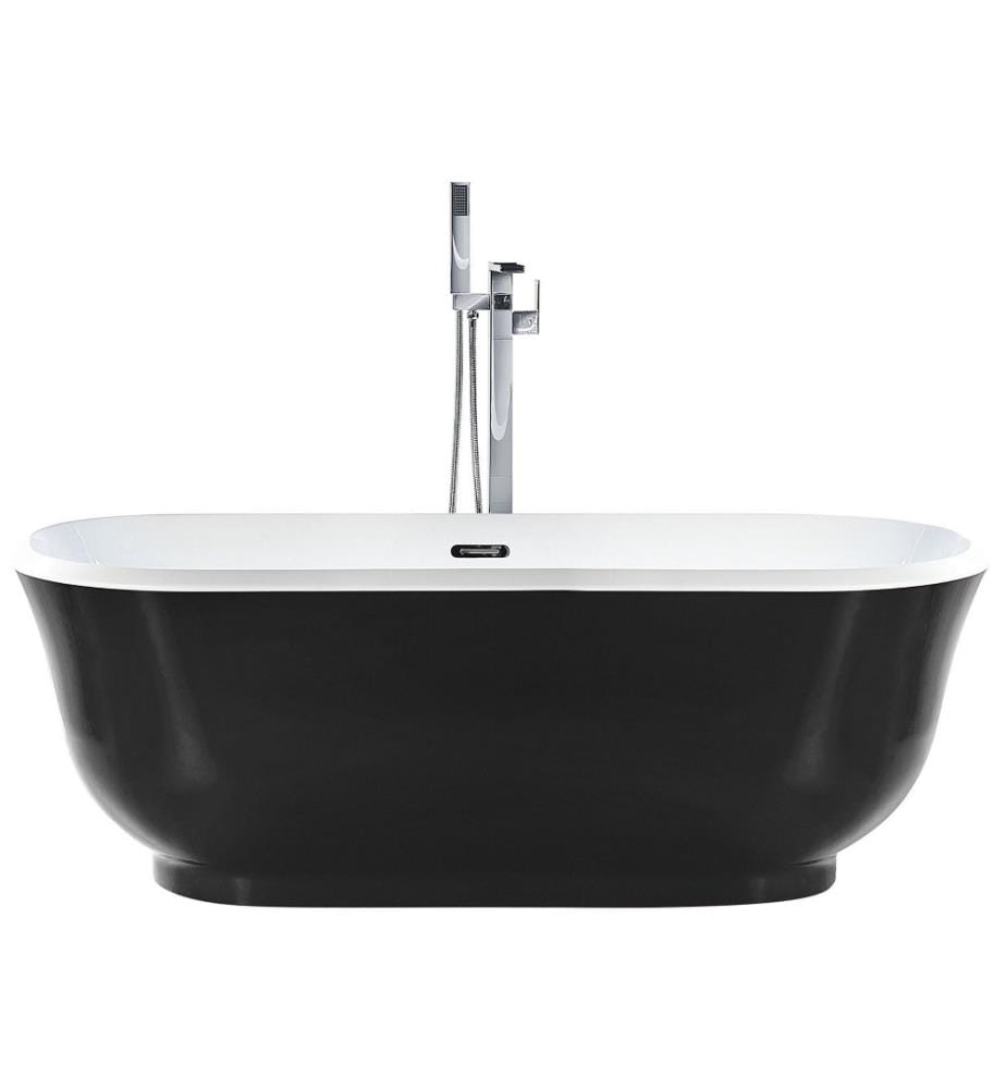 Vasca da bagno freestanding TESORO 170 x 77 cm Nero