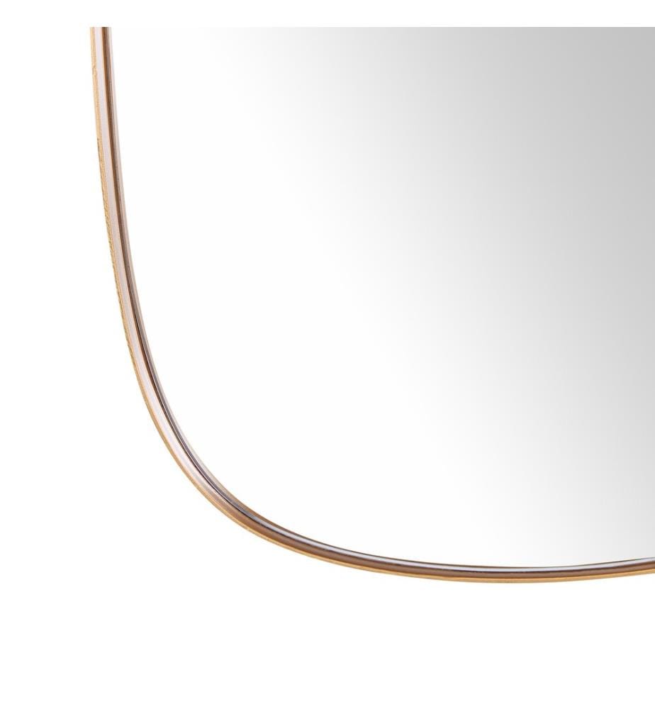 Wandspiegel CERGY 39 cm 95 cm Metall Gold