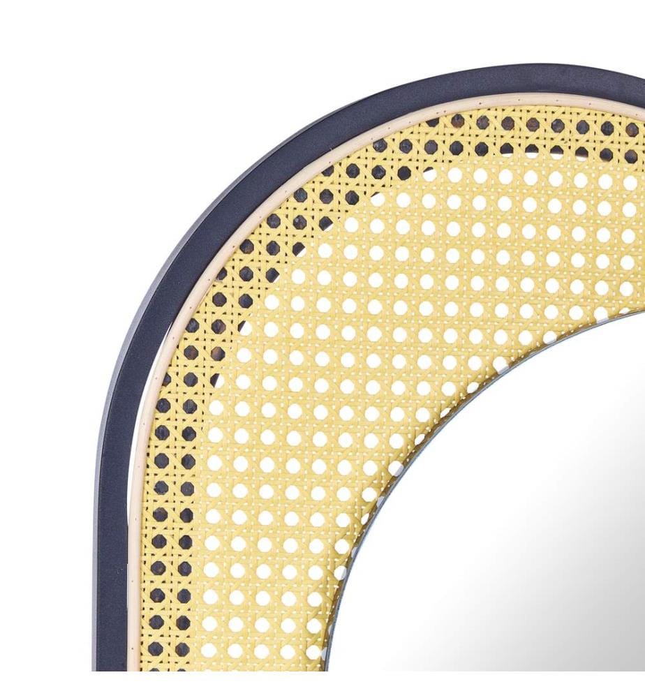 Wall Mirror CREIL 51 cm 143 cm PE Rattan Natural