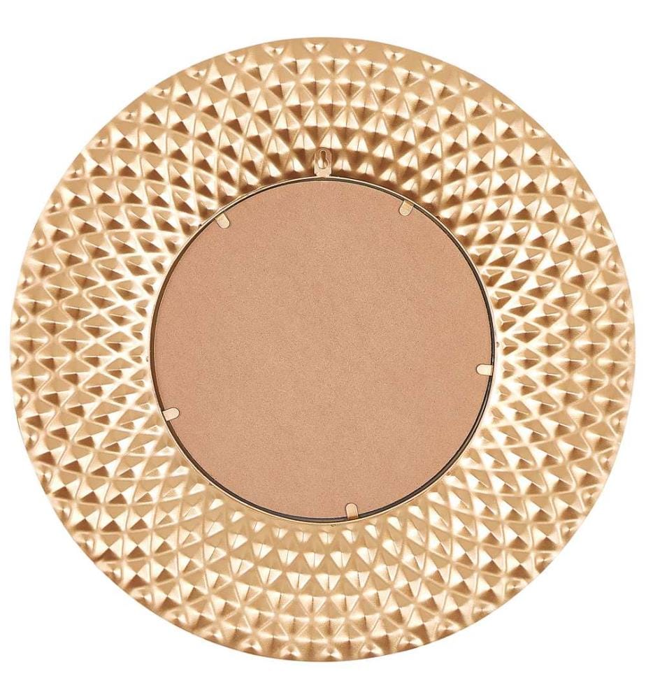 Wandspiegel COMBE 60 cm 60 cm Metall Gold