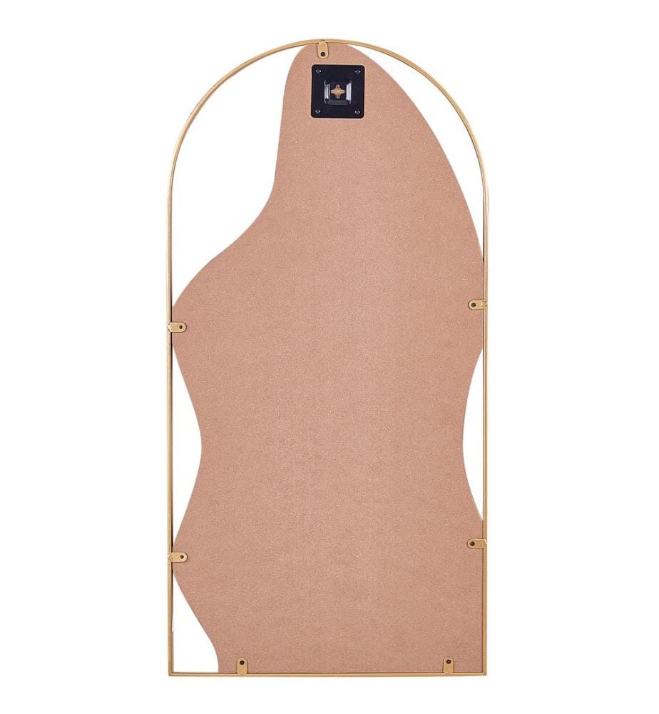 Wandspiegel COLOMBIER 41 cm 81 cm Metall Gold