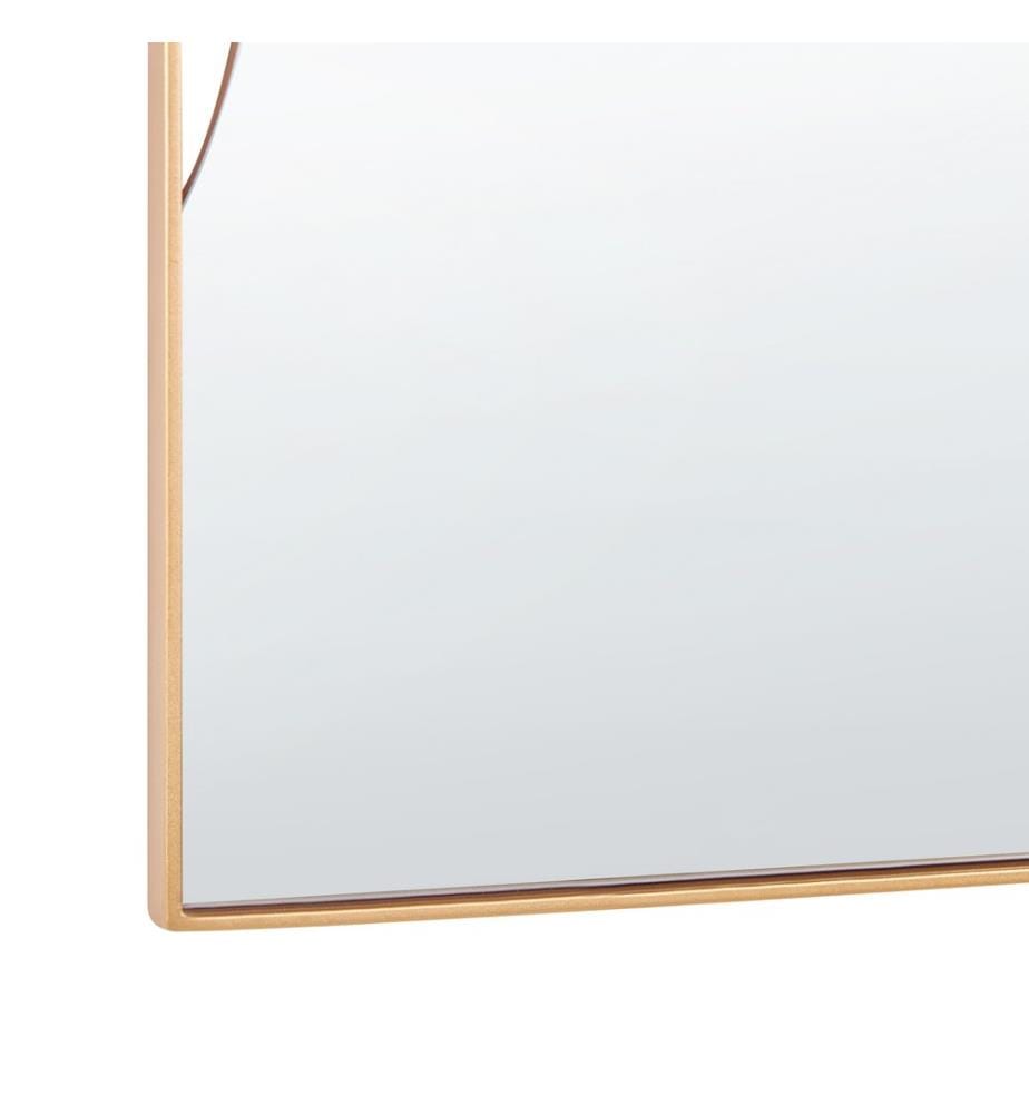 Wandspiegel COLOMBIER 41 cm 81 cm Metall Gold