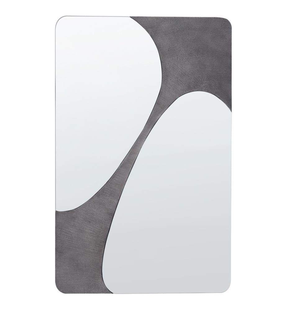 Miroir ORMES 70 cm 110 cm Gris