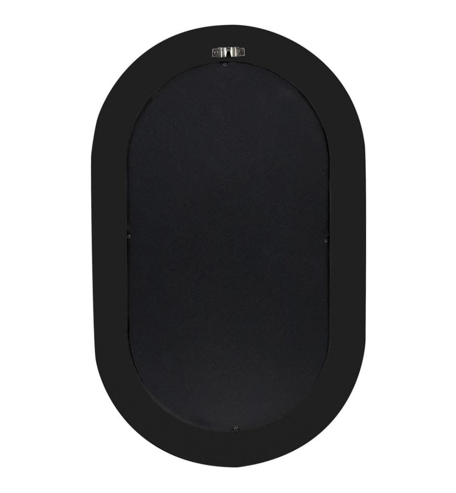Wandspiegel MASSILLY 43 cm 69 cm Schwarz