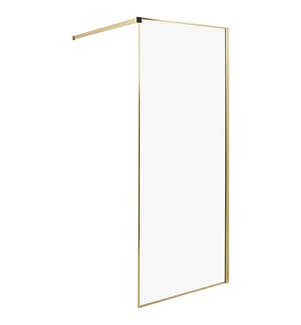 Parois de douche WASPAM 80 x 190 cm Doré