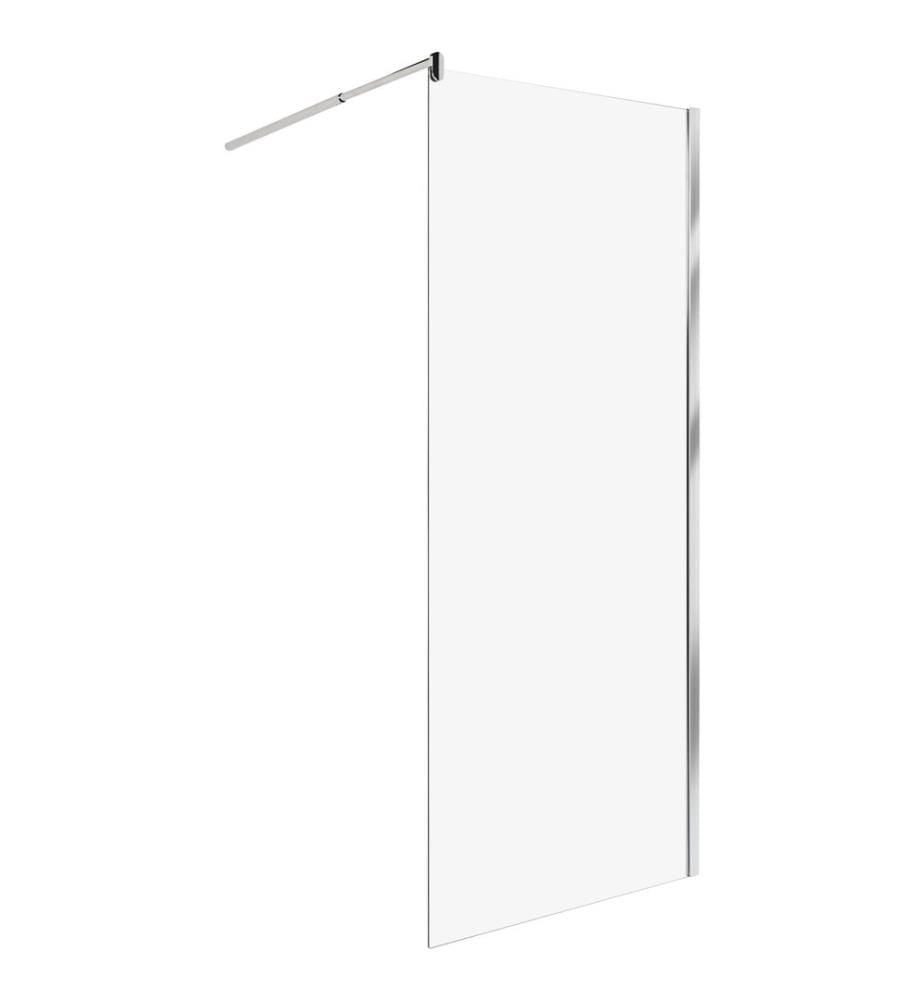 Duschwand AHAUS 80 x 190 cm Silber