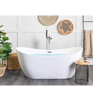 Baignoire îlot ANTIGUA 170 x 77 cm Blanc