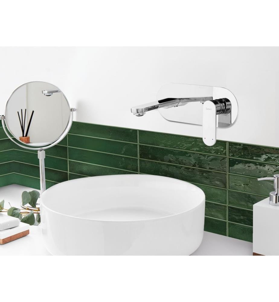 rubinetto miscelatore da parete per lavabo CHAPALA Ottone Argento