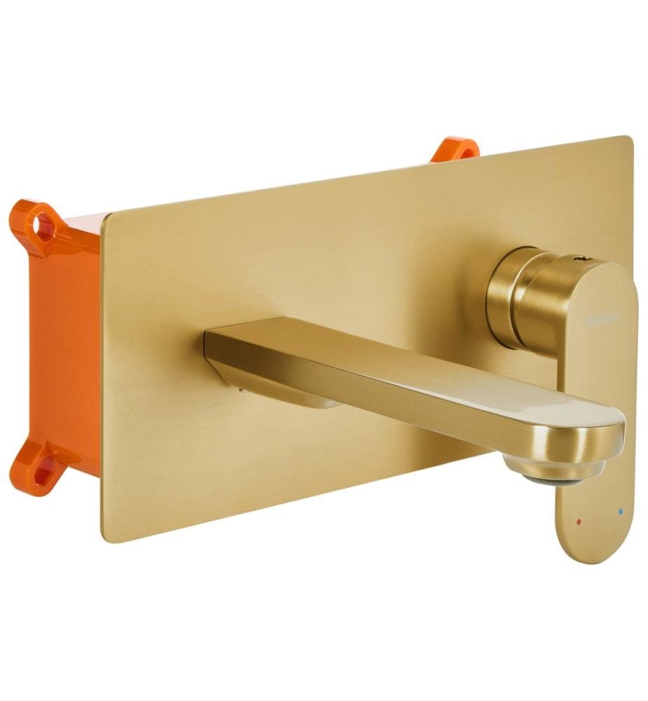 rubinetto miscelatore da parete per lavabo CHUNGARA Ottone Oro