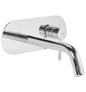 Wandmontierte Waschtischarmatur GUAIBA Messing Silber