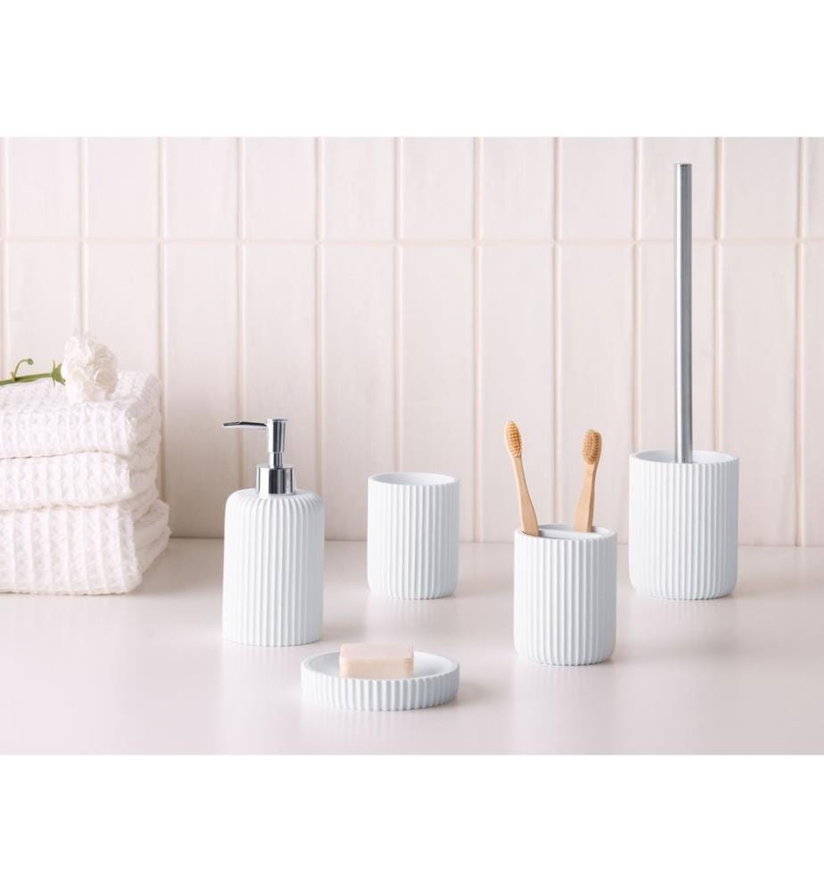 Badaccessoires Set 5-teilig CAMANA Weiss