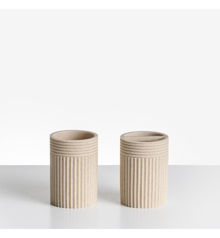 Badaccessoires Set 5-teilig CHANCAY Hellbeige