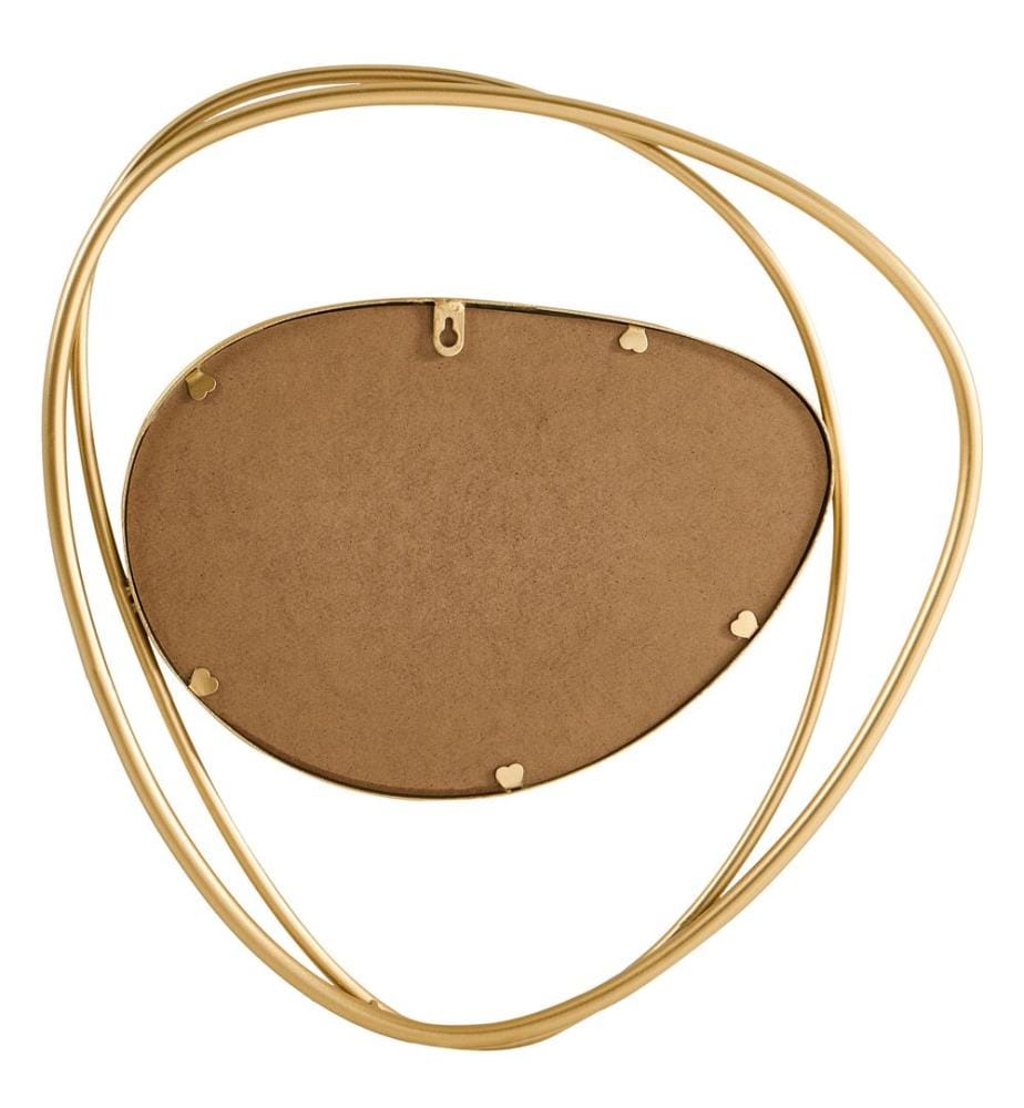 Wandspiegel COURCY 50 cm 54 cm Metall Gold