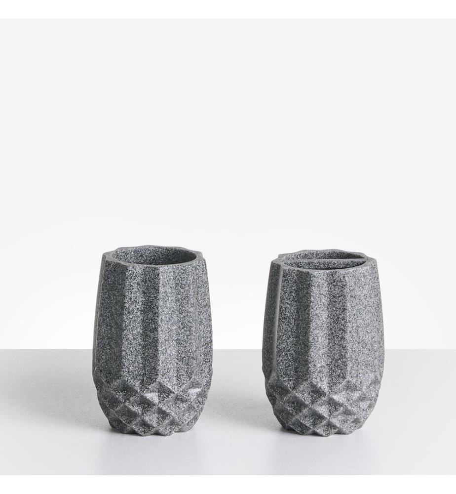 Badaccessoires Set 5-teilig SAMIRIA Grau