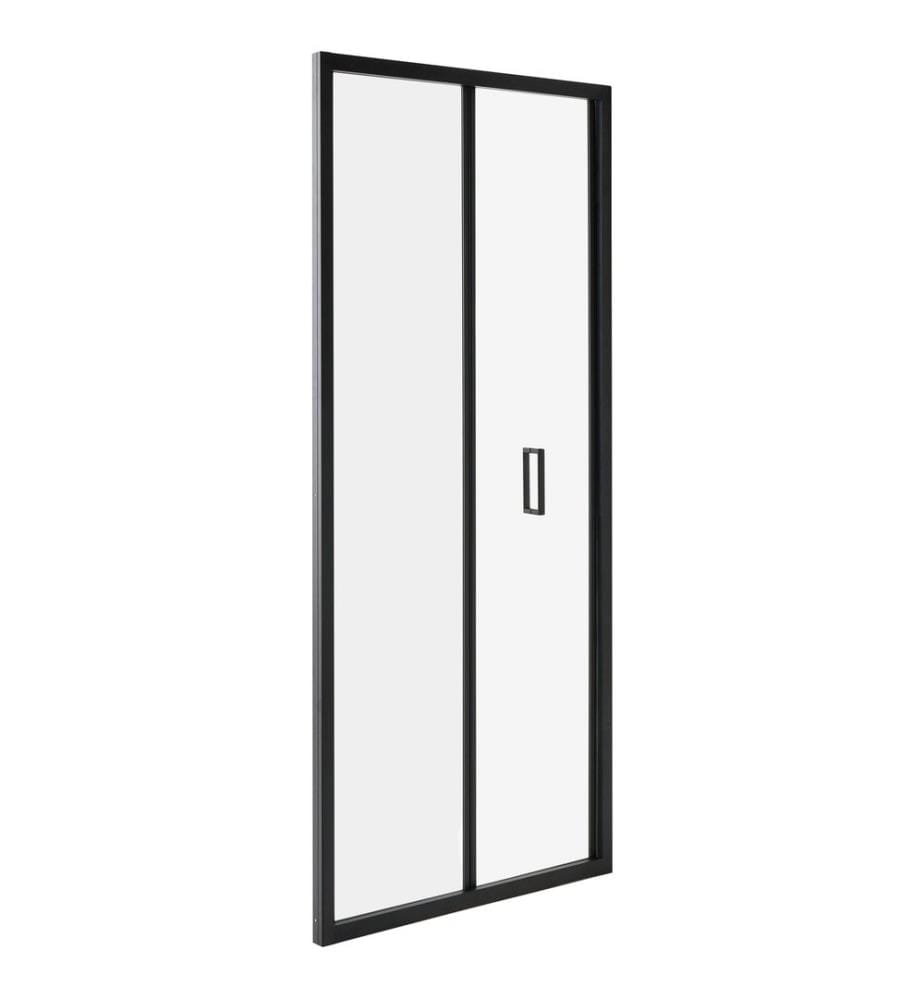 Porta doccia a libro NELTUME 80 x 190 cm Nero
