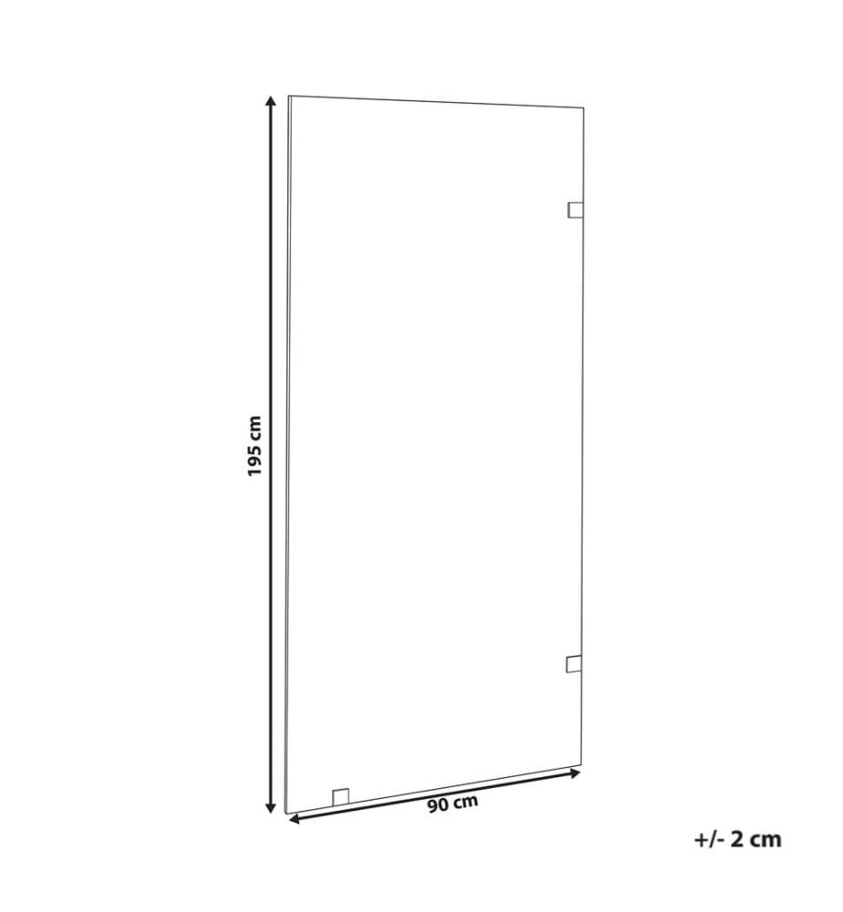 Parete doccia ICALMA 90 x 195 cm Trasparente