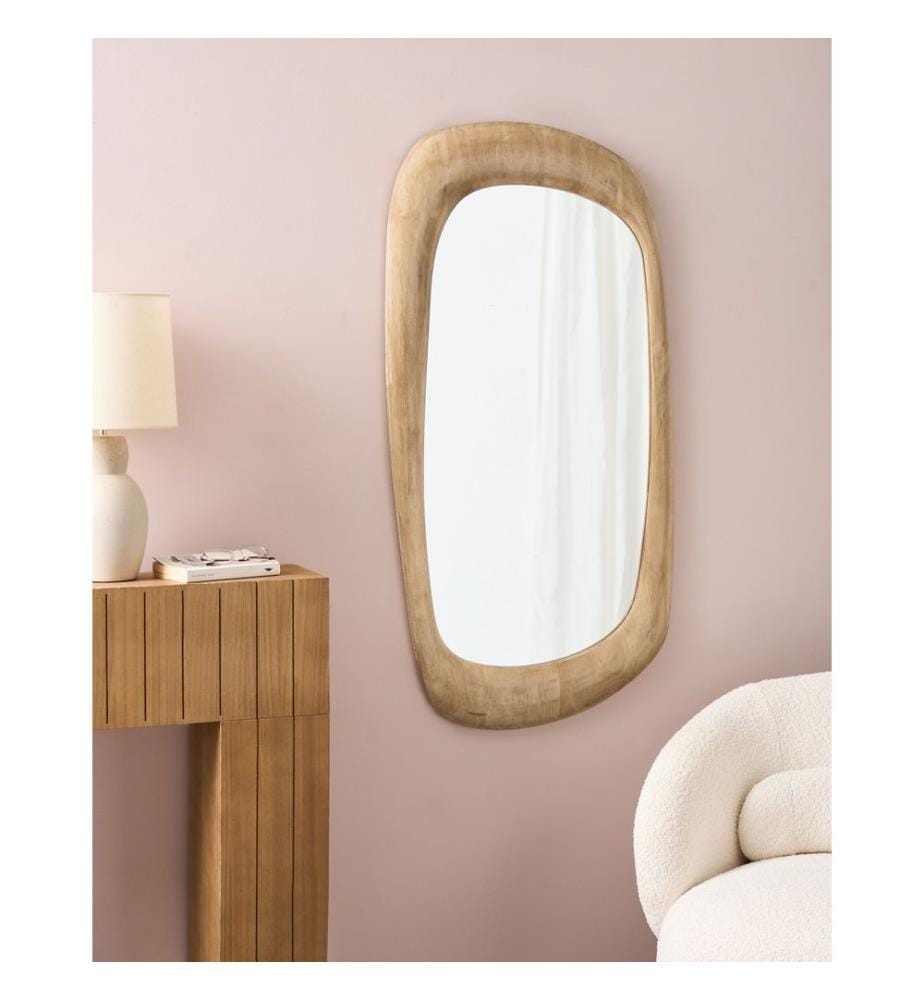 Miroir TRIZAY 57 cm 120 cm Bois Marron
