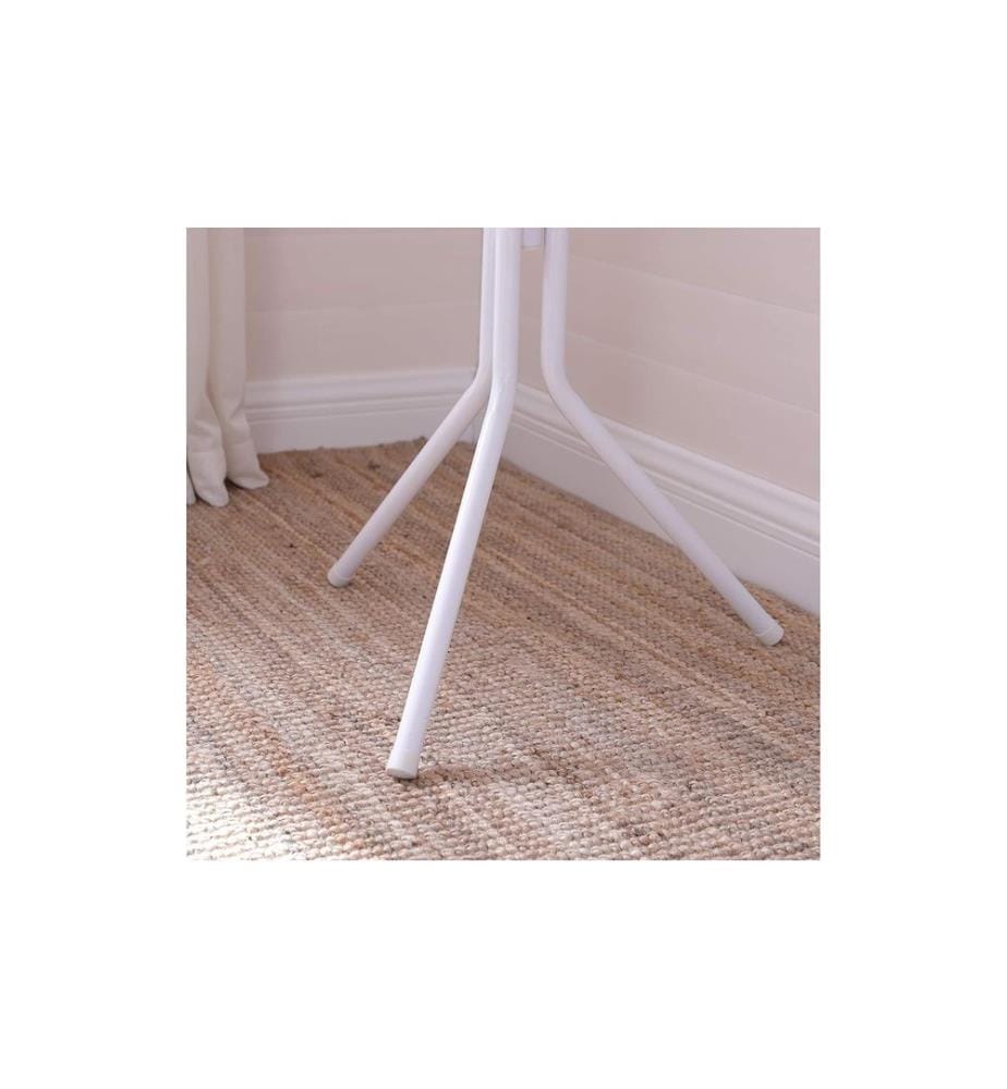 Songmics - Porte-manteau 182 cm, Blanc, Métal