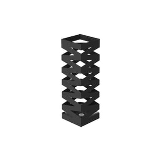 Songmics - Pied de parasol avec motif en zig-zag 49 cm, Noir