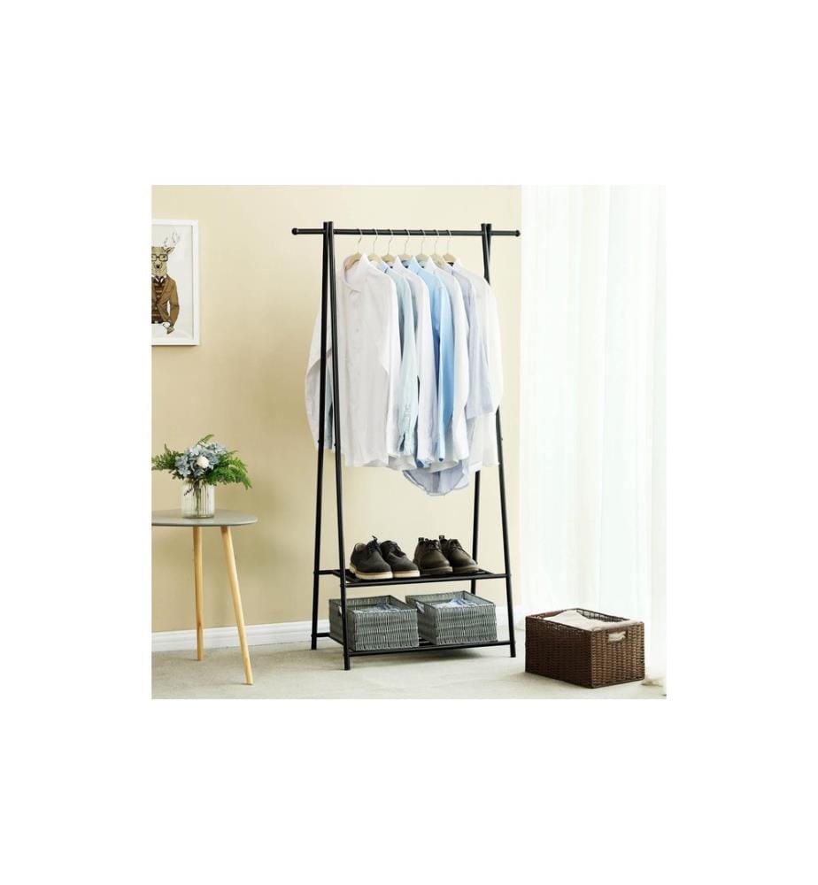Songmics - Porte-manteau 87,5 x 155 cm, Noir